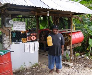 Kosrae gasoline vendor