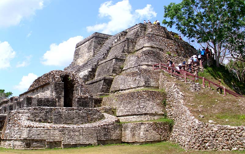 Altun Ha pyramid Belize