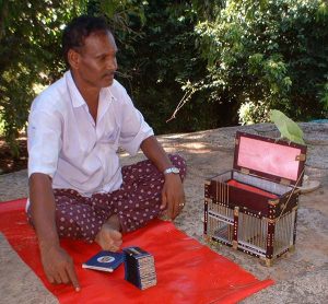 India fortune teller with parrot