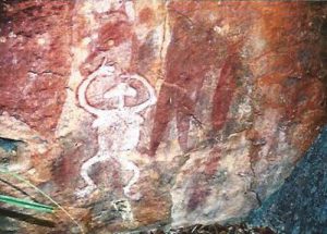 Quinkan rock art painting