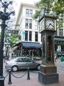 Steam clock in Vancouver's Gastown