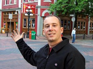 Vancouver walking tour guide Mark Thomson