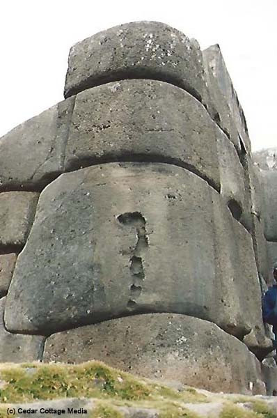 Chakra stone at Sacsayhuaman